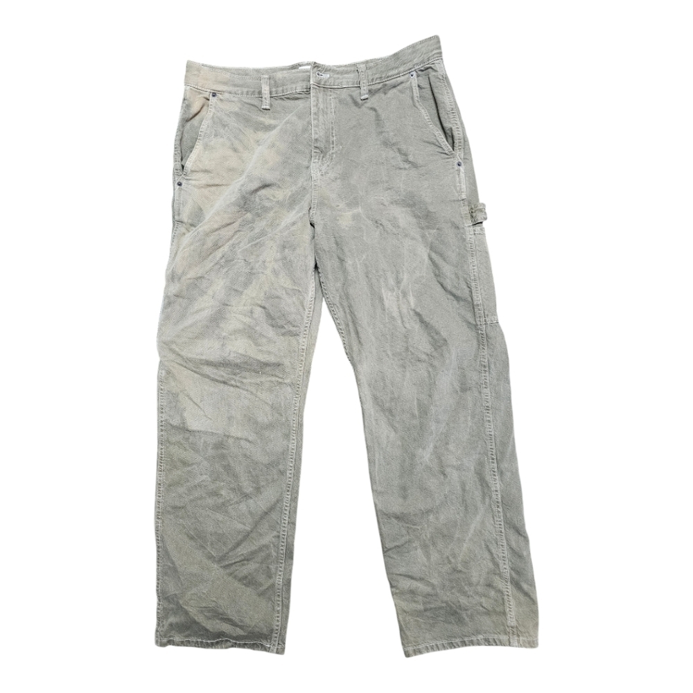 PacSun [34x32] Eco Baggy Olive Carpenter Jeans - Picture 6 of 6